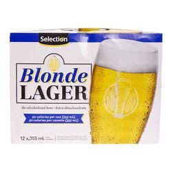 selection blonde lager.